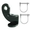 Thinvik 12.2MM Steel Hitch for Burley Trailer, Baby Bike Trailers Replace Attachment- for Burley Bee Bike Trailer Hitch Coupler Attachment Kid- Children Trailers Adapter Replacement Connector(90) view 1