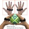 ZipSeven Football Catching Trainer Football Receiving Training Aid Football Training Pratice Equipment Training Hand Strap Football Accessory for Youth - No Flat Hands view 3