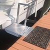 Creekside Metalworks Folding Boat Boarding Platform Dock Step Dock Extension Ramp for Boat Lifts, Silver, Modern Aluminum view 2