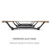 Helinox Cot Max Lightweight, Compact, Collapsible, Portable Camping Cot, Coyote Tan view 4