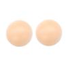 1 Pair Silicone Nipple Covers Pasties, Invisible, Reusable Adhesive, Round Shape, Hypoallergenic, Waterproof, Ideal for Transparent Clothing - Beige, One Size view 1