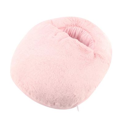 Foot Warmer, Soft USB Electric Heater Foot Warmer/Boots/Slippers/Cushion Heating Slippers Shoes for Home Office(Pink)