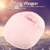 Foot Warmer, Soft USB Electric Heater Foot Warmer/Boots/Slippers/Cushion Heating Slippers Shoes for Home Office(Pink) view 4