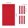 Tachiuwa 8' Performance Pool Table Felt Billiard Cloth & 6 Cushion Cloth Strips for 8 Foot Billiards Table Accessories - Select Colors, Red view 4