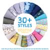 JAN & JUL Foldable Toddler Boy UPF Sun-Hat, Breathable Cotton (M: 6-24 Months, Blue Stripes) view 4