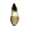 Floral Asha (DP630) Women's Wide Width Evening Dress Shoes Gold 6 view 2