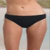 La Blanca Women's Standard Island Goddess Solid Hipster Bikini Swimsuit Bottom, Black, 10 view 3