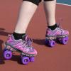 Lenexa Sonic Cruiser 2.0 Unisex Roller Skates | Comfortable Fit Sneaker Style Quad Skates for Indoor/Outdoor Use | Pink/Purple (Ladies 10 - Mens 9) view 3