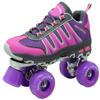 Lenexa Sonic Cruiser 2.0 Unisex Roller Skates | Comfortable Fit Sneaker Style Quad Skates for Indoor/Outdoor Use | Pink/Purple (Ladies 8 - Mens 7) view 1
