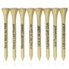 3  Bamboo Golf Tees, Customizable Golf Tees with 27 Characters for Messages Imprinted in Your Chosen Color, Essential Equipment & Ideal Gift for Golfers, Pack of 1000, Natura view 1