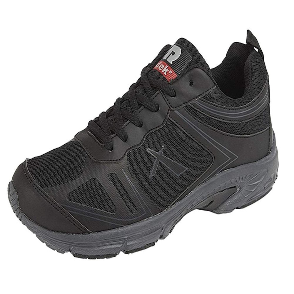 Mens Lace up Gym Running Jogger Memory Foam Lightweight Trainers Shoes Size 6-12-Black-11 UK
