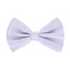 CTM Men's Solid Fashion Color Bow Tie and Suspender Set, Light Grey view 2