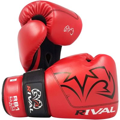 RIVAL Boxing RB1 2.0 Ultra Bag Gloves, Hook and Loop Closure, Super-Resistant Microfiber, High-Density Foam, Breathable Mesh Palm