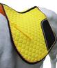 CHALLENGER Horse English Saddle Pad All Purpose Cotton Quilted Trail Saddle Yellow 72133 view 2