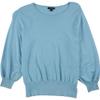 Alfani Womens Bishop Sleeve Pullover Sweater, Blue, Small view 1