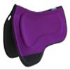 CHALLENGER 27"x18" Western Round Skirt Barrel Neoprene Saddle Pad Purple 39199PR view 1