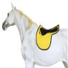 CHALLENGER Horse English Saddle Pad Cotton Quilted Trail Contoured Gel Yellow 72135 view 2