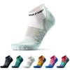 Thirty48 Performance Compression Low Cut Running Socks for Men and Women | More Compression Where Needed ([1 Pair] LightGray/White, XLarge - Women 11-13 // Men 12-14) view 1