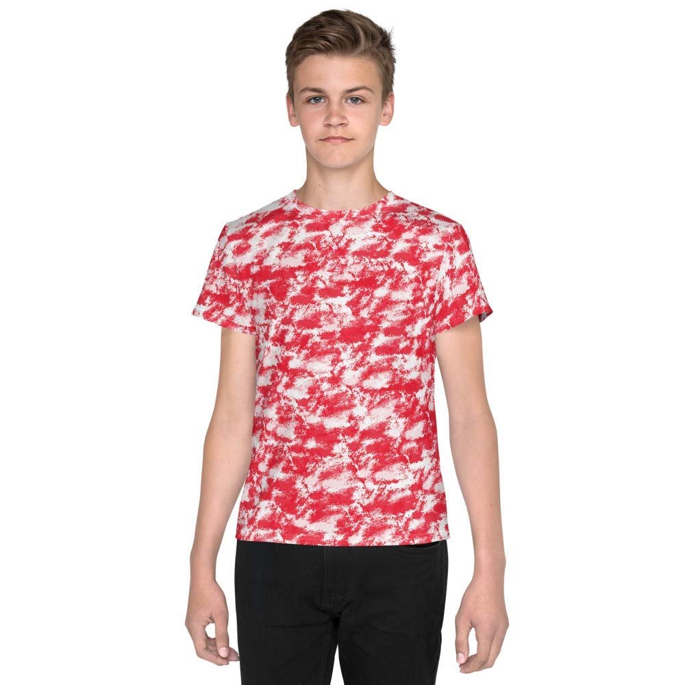 Abstract T-Shirt Youth Girl, Boy | Custom T Shirt | Christmas Shirts | Red Gift Shirt | Gift for Her | Gift for Him | Graphic tee