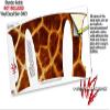 Decal Style Skin Wrap works with Blender Bottle 20oz Fractal Fur Giraffe (BOTTLE NOT INCLUDED) view 2