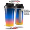 Skin Decal Wrap works with Blender Bottle 28oz Smooth Fades Sunset (BOTTLE NOT INCLUDED) view 2