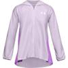 Under Armour Play Up Knit Full Zip, Crystal Lilac (570)/White, Youth X-Small view 1