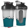 Decal Style Skin Wrap works with Blender Bottle 20oz Ripped Colors Gray Seafoam Green (BOTTLE NOT INCLUDED) view 1