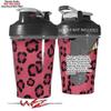 Decal Style Skin Wrap works with Blender Bottle 20oz Leopard Skin Pink (BOTTLE NOT INCLUDED) view 2