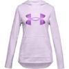 Under Armour Armour Fleece Big Logo Printed Hoodie, Crystal Lilac (570)/Exotic Bloom, Youth Large view 1