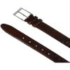 Toneka Men's Hornback Croc Print Belt, 38, Brown view 4