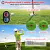 Raythor Golf Rangefinder, 6X Rechargeable Laser Range Finder 1000 Yards with Slope Adjustment, Flag Seeker with Vibration and Fast Focus System, Continuous Scan Support, Help You Choose The Right Club view 2