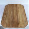 ZY 480mm x 770mm Venice Plain Teak Table Top with Cut Corners Marine Boat RV Caravan TV5080 (TV5080 +P2 Pedestal) view 2
