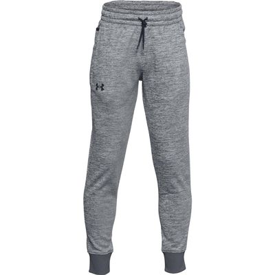 Under Armour Armour Fleece JoggersDISC, Halo Gray (014)/Black, Youth X-Small