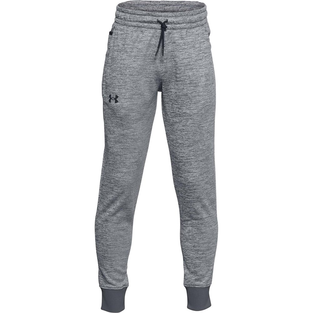 Under Armour Armour Fleece JoggersDISC, Halo Gray (014)/Black, Youth X-Small