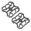 Bike Pedal Adapter, 1 Pair Aluminum Alloy Bike Bicyle Clipless Pedal Platform Adapters for SPD(Black) view 2