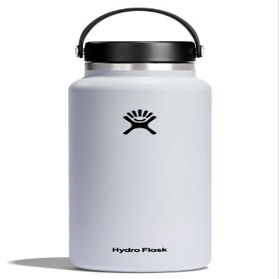 Hydro Flask Water Bottle - Insulated Stainless Steel - Wide Mouth Flex Lid, Non Spill, Leakproof and Refillable in 40 Oz