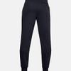 Under Armour Boys Rival Fleece JoggersDISC , Black (001)/Onyx White , Youth Medium view 2