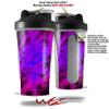 Decal Style Skin Wrap works with Blender Bottle 28oz Cubic Shards Pink (BOTTLE NOT INCLUDED) view 2
