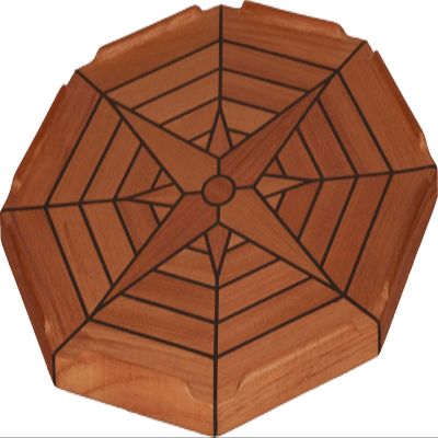 ZY Teak Table Top Eight Corners with Nautic Star 450/550/750mm Marine Boat RV (P1 Pedestal Only)