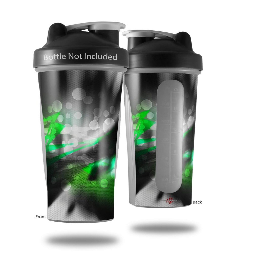 Decal Style Skin Wrap works with Blender Bottle 28oz ZaZa Green (BOTTLE NOT INCLUDED)
