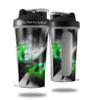 Decal Style Skin Wrap works with Blender Bottle 28oz ZaZa Green (BOTTLE NOT INCLUDED) view 1