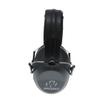 Walker's Unisex Adult's Lightweight Foldable Hearing Protection 22 dB Noise Reduction Pro Low-Profile Folding Passive Earmuffs, Grey view 4