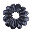 Craftsman Golf Custom 12pcs Thick Synthetic Leather Golf Iron Head Covers Set Headcover (Custom 1set Blue for Right (12pcs)) view 1