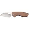 CRKT Pilar Copper EDC Folding Pocket Knife: Compact Everyday Carry, Satin Blade with Finger Choil, Thumb Slot Open, Frame Lock Stainless Handle, Reversible Pocket Clip 5311CU view 1