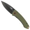 CRKT Tuna Everyday Carry EDC Pocket Folding Knife with Frame Lock: Stainless Steel Plain Edge Blade, G10 Handle, Pocket Clip, 2520 view 1