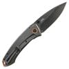 CRKT Tuna Everyday Carry EDC Pocket Folding Knife with Frame Lock: Stainless Steel Plain Edge Blade, G10 Handle, Pocket Clip, 2520 view 2