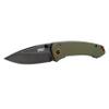 CRKT Tuna Everyday Carry EDC Pocket Folding Knife with Frame Lock: Stainless Steel Plain Edge Blade, G10 Handle, Pocket Clip, 2520 view 3