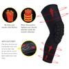 Knee Pads Compression Leg Sleeve Knee Sleeve for All Sports Wrestling Protector Gear, Youth & Adult Sizes, 1 Pair of Knee Paded (Black_2 Pack, X-Large) view 4
