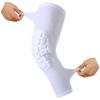 Knee Pads Compression Leg Sleeve Knee Sleeve for All Sports Wrestling Protector Gear, Youth & Adult Sizes, 1 Pair of Knee Paded (White_2 Pack, X-Large) view 1