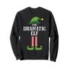 Dramatic Elf Matching Family Group Christmas Party Pyjamas Sweatshirt view 1